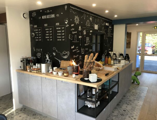 Petit déjeuner de l'hôtel Heod, en Bretagne, entre Binic-Etables-sur Mer et Saint-Quay-Portrieux