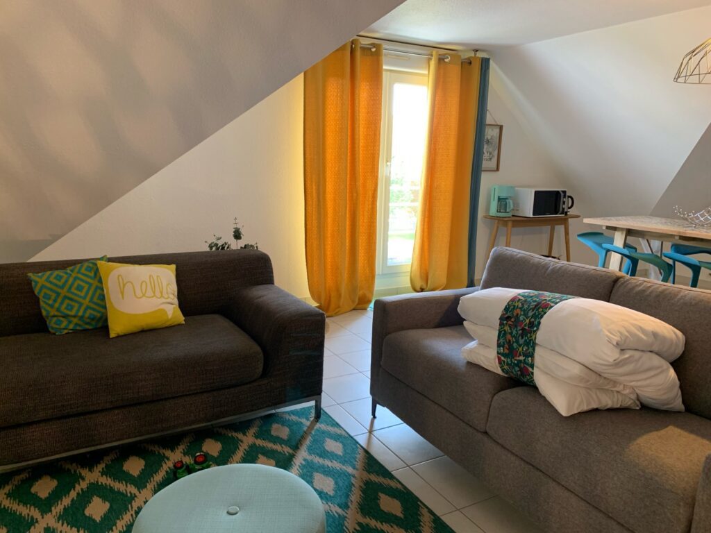 Suite duplex appartement de l'hôtel Heod, en Bretagne, entre Binic-Etables-sur Mer et Saint-Quay-Portrieux