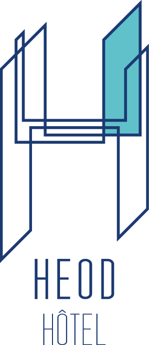 Logo de l'hôtel Heod sur fond transparent en png